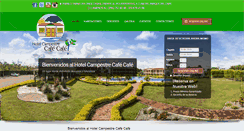 Desktop Screenshot of hotelcampestrecafecafe.com